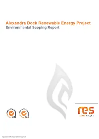 Alexandra Dock Renewable Energy Project Environmental Scoping Report
