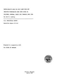 U.S. GEOLOGICAL SURVEY Open-File Report 87-110 Prepared