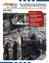 Case Study Published: February 13, 2019 KEY ISSUES: • Exchanger Failure Due to Thermal Fatigue