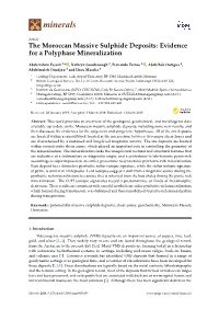 The Moroccan Massive Sulphide Deposits: Evidence for a Polyphase Mineralization