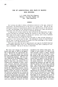Use of Agricultural Soil Maps in Making Soil Surveys