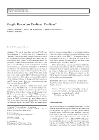 Fragile Base-Class Problem, Problem?