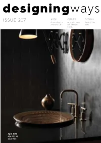 ISSUE 207 from Idea to Not All Chairs Best of the Finished Car Are Created Best Equal DESIGNING WAYS for People in the World of Design