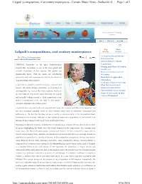 Lalgudi's Compositions, 21St Century Masterpieces