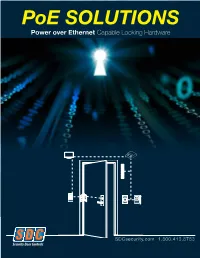 Poe SOLUTIONS Power Over Ethernet