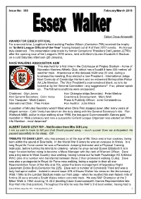 Issue No: 380 February/March 2018 Editor