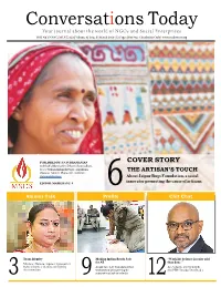 Shri PWC Davidar IAS (Retd.) 3 9 Status of Road Safety in India 12 Focus 2 Conversations Today • March 2020 from the STOP PONDERING, EDITOR START PROTOTYPING