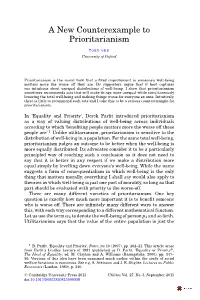 A New Counterexample to Prioritarianism