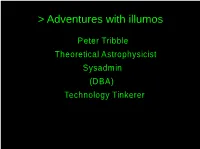 Adventures with Illumos