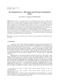 Movement and Utterance in Marionette Study