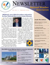 NEWSLETTER National Weather No