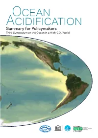 Ocean Acidification Summary for Policymakers – Third