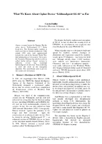 What We Know About Cipher Device “Schlüsselgerät SG-41” So Far