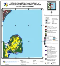 Detailed Landslide and Flood Hazard Map of Cagdianao