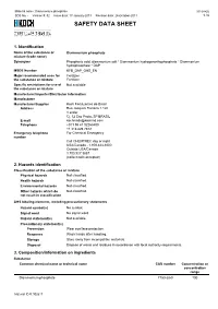 Safety Data Sheet