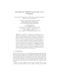 Extending the Webid Protocol with Access Delegation