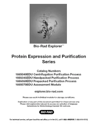Protein Expression and Purification Series