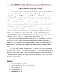 Tests of Sailor Retrieval, Capsize Recovery, and Entrapment