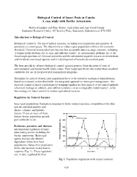 1997 Biological Control of Insect Pests in Canola