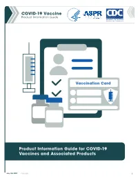 COVID-19 Vaccine: Product Information Guide Summary