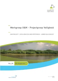 Data Analysis Water Levels Bath Lower Sea Scheldt