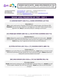 Miami Open Presented by Itaú – Day 5