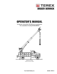 Operator's Manual for Complete Instructions