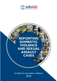 Reporting Domestic Violence and Sexual Assault Cases