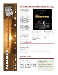 Parables Bookshelf - Series 1.21.13