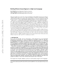 Arxiv:1612.05566V1 [Cs.DB] 16 Dec 2016