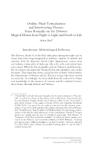 Orality, Fluid Textualization and Interweaving Themes