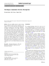 Soil Shapes Community Structure Through Fire