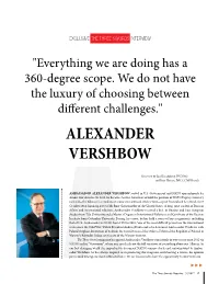 Alexander Vershbow