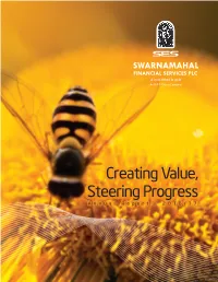 Creating Value, Steering Progress Creating Value, Steering