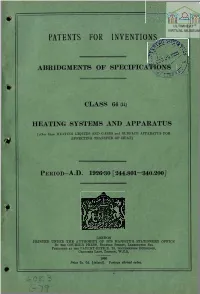 Patents for Inventions