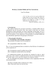 The Principle of Bivalence?