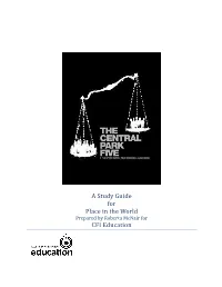 A Study Guide for Place in the World CFI Education