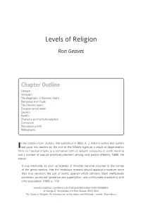 Extra Chapter Levels of Religion