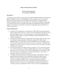 Reach and Teach 25-Year Report