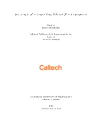 Scattering in N = 4 Super Yang–Mills and N = 8 Supergravity
