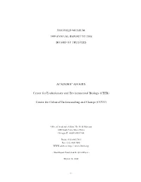 1999 Annual Report to The