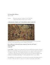 A Treasure-Trove of Tapestries and Carpets