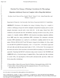 Absolute Free Energy of Binding Calculations for Macrophage
