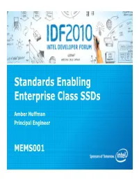 St D D E Bli Standards Enabling Enterprise Class Ssds P