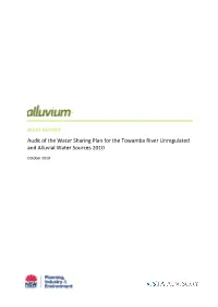 Towamba River Unregulated and Alluvial Water Sources 2010