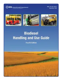 Biodiesel Handling and Use Guide Fourth Edition Notice