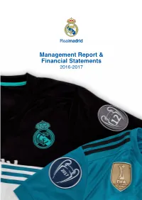 Management Report & Financial Statements