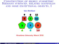Pdf of the Talk I