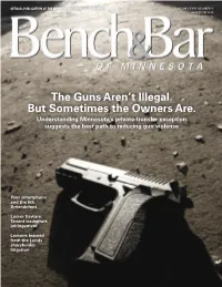 The Guns Aren't Illegal. but Sometimes the Owners Are
