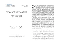 Avicenna's Emanated Abstraction